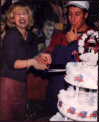 Sandler and Barrymore at the premiere